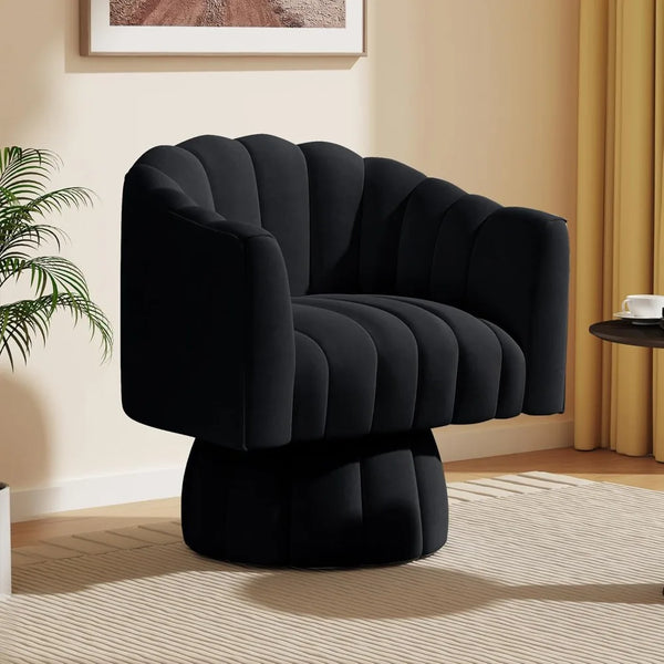 Cozy Swivel Velvet Chair