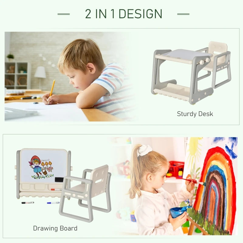 Creative Kids Adjustable Art Desk Set